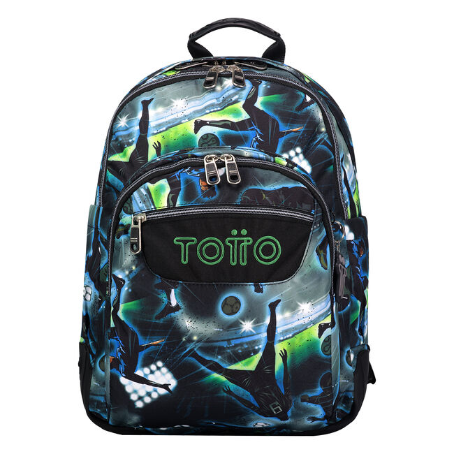 Tractor cordura ingresos Mochila escolar estadio fútbol - Crayoles - Estampado | Totto.es