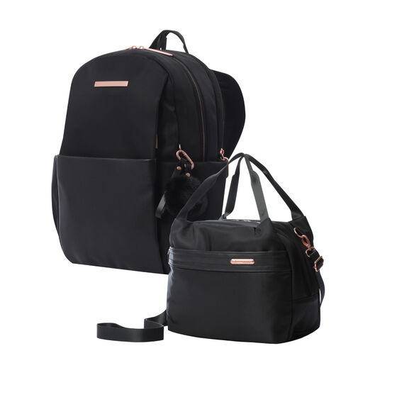 Kit mochila mujer + portameriendas Black image number 1