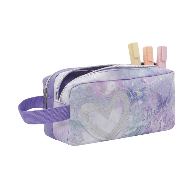 Estuche escolar dos compartimentos - Shiny Heart image number null