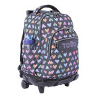 Mochila Renglones - Corazones de colores image number 5