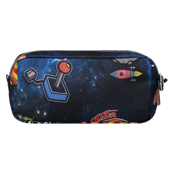 Estuche escolar dos compartimentos estampado galaxia Sobre image number 3