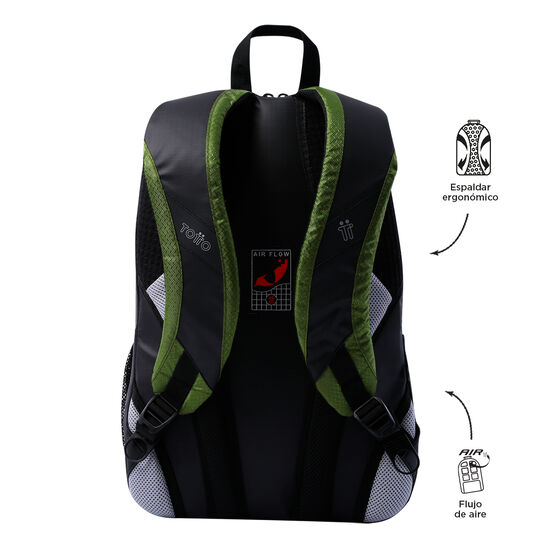 Mochila Titanio 2.0 - Negro y verde image number 3
