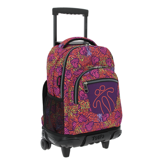 Mochila escolar con ruedas Renglones - 7MK image number 2