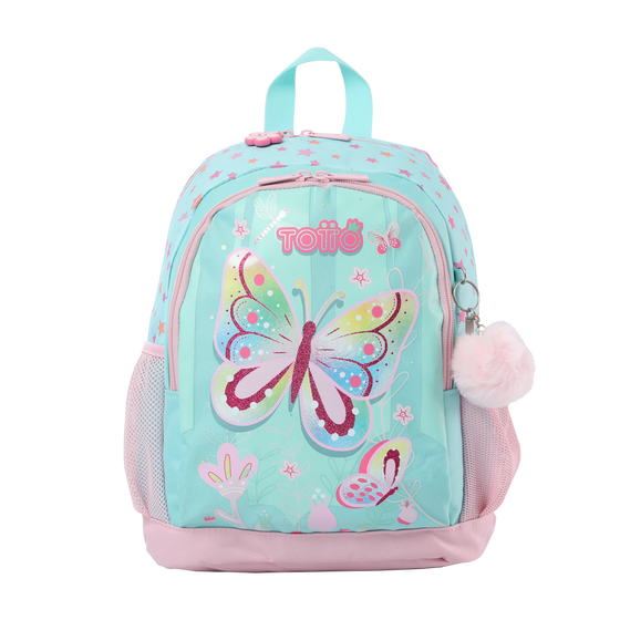 Mochila Dancing Rabbit M Mariposa Verde Totto.es
