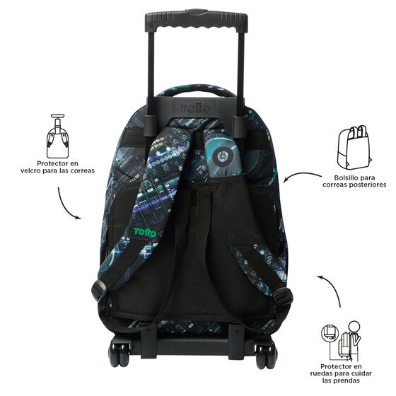 Mochila Renglones - Mixer Black image number 3