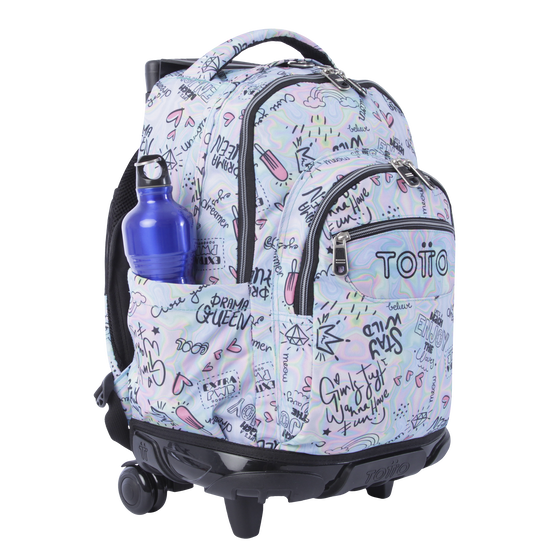 Mochila Renglones - Rainbow party image number 5