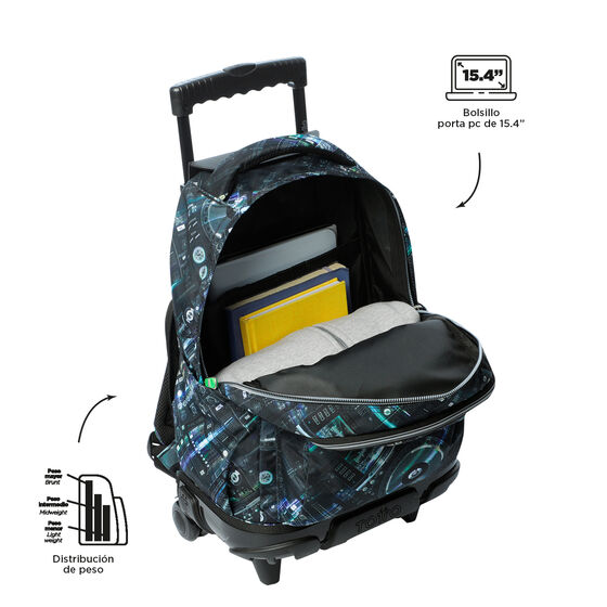 Mochila Renglones - Mixer Black image number 4