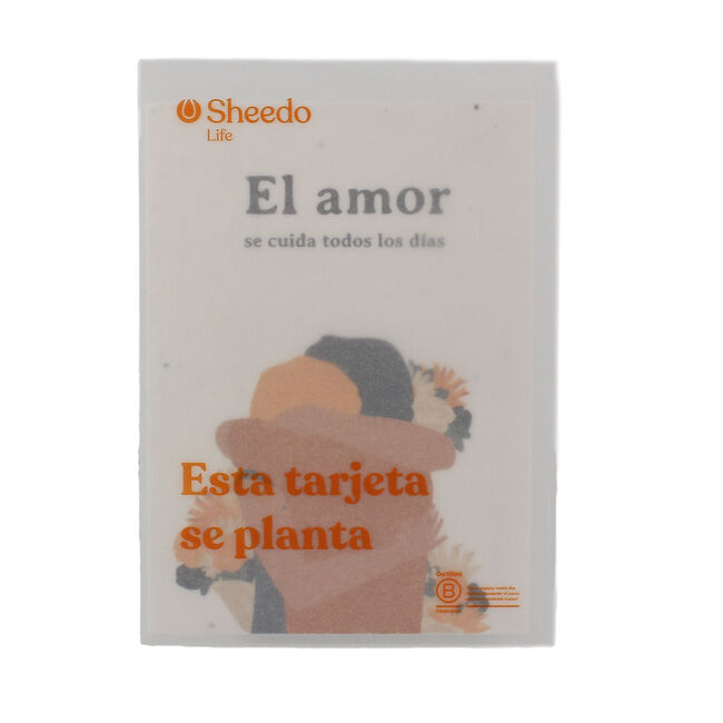 Tarjeta Eco-Friendly semillas Sheedo - El amor image number null