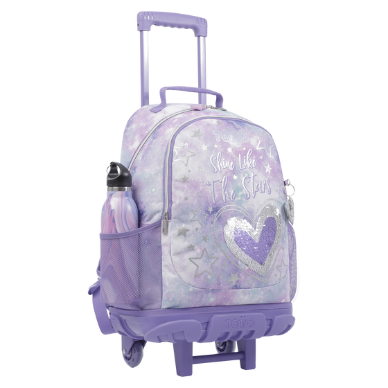Mochila 3 Ruedas - Shiny Heart L image number 4