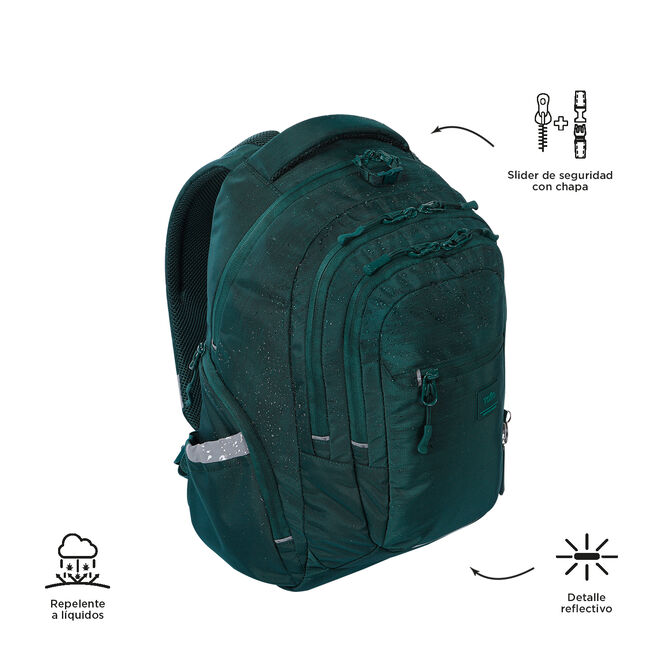Mochila casual eco-friendly Bistro Green - Eufrates image number null