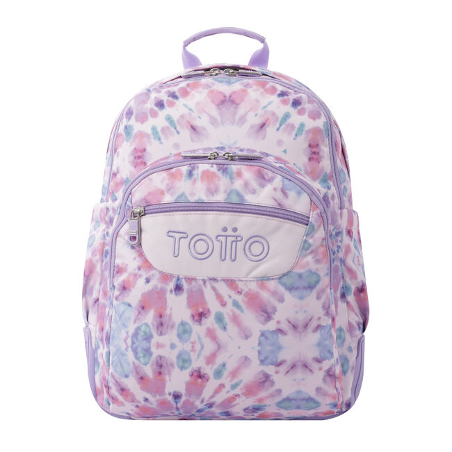 Delgado Continente Publicidad Mochila escolar rosa tye dye - Crayoles - Rosa | Totto.es