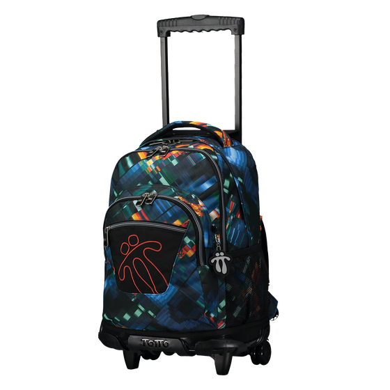 Mochila escolar con ruedas Renglones - 9EF image number 2