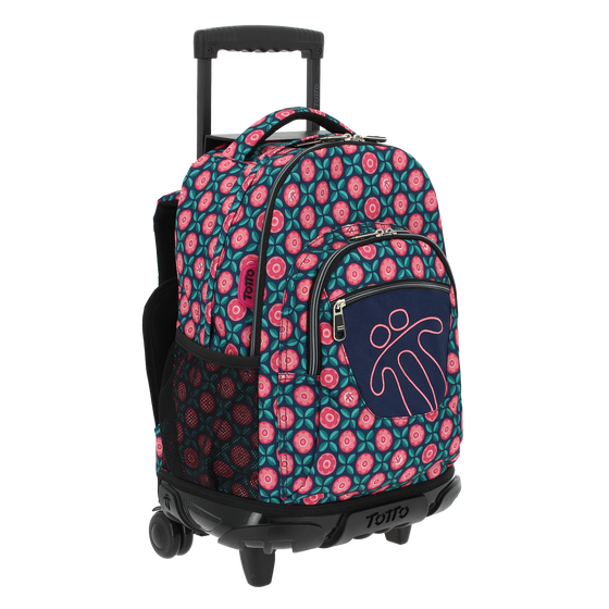 Mochila escolar con ruedas Renglones - 6LU image number 2
