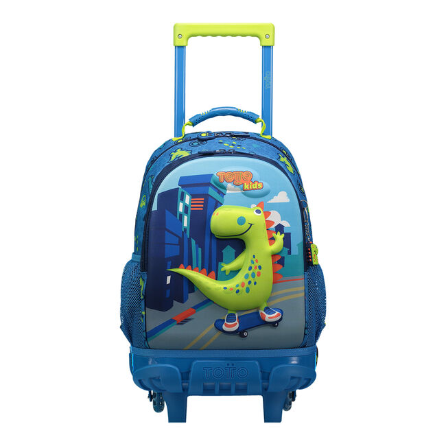 Mochila escolar pequeña ruedas - Little Dino |