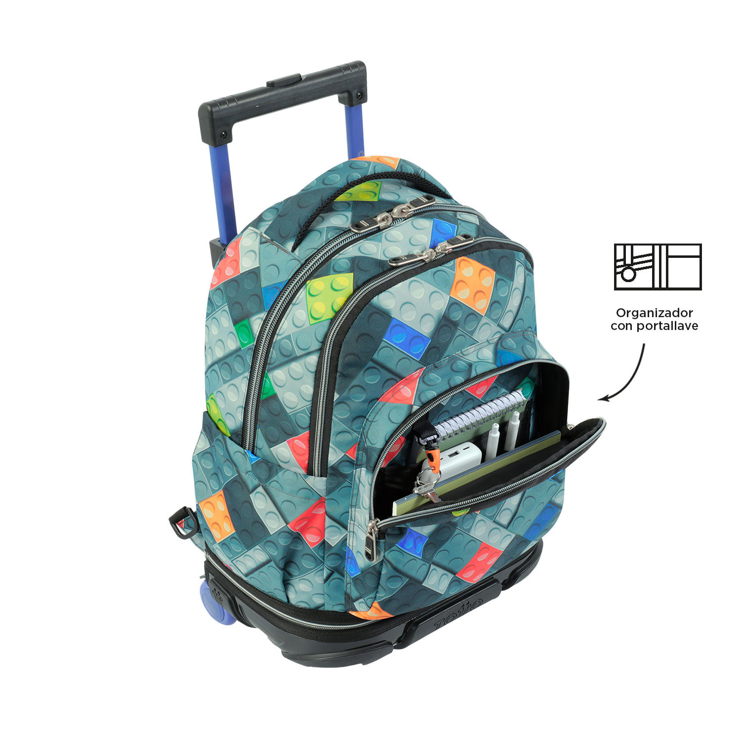 Mochila totto deals con ruedas desmontar