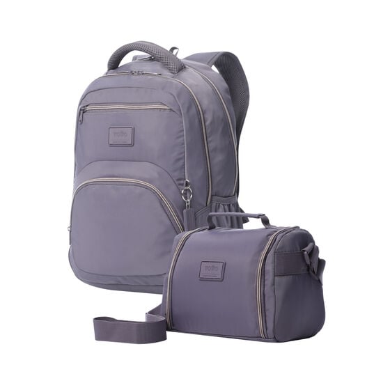 Kit mochila eco-friendly + portameriendas eco-friendly Montana Grape image number 1