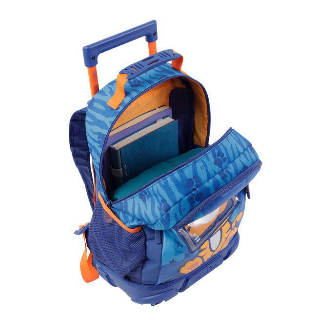 Mochila escolar con ruedas pequeña de tigre y pantalla - Little Avatar image number null