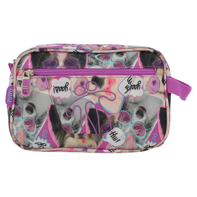 Estuche escolar dos compartimentos - Plastilina