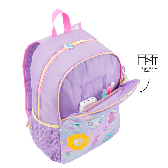 Mochila escolar grande de emojis - Emojy image number null