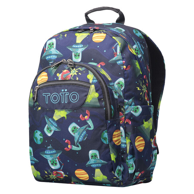 Totto - Mochila escolar adaptable a carro Acuareles Ocean, Totto