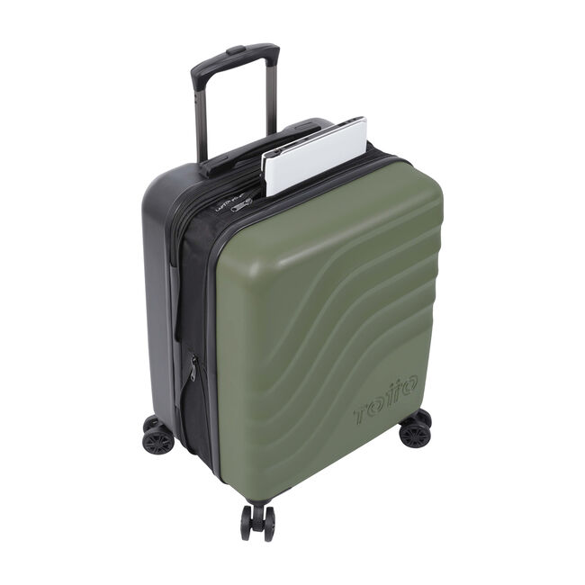 Maleta trolley cabina color verde oscuro - Bazy + image number null
