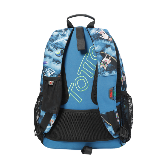 Mochila escolar adaptable a carro Acuareles - 7F6 image number 3