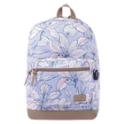 Mochila urbana morado y flores rosas - Tocax image number 1