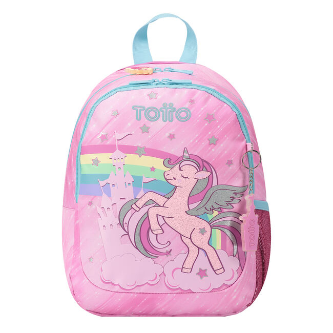Mochila escolar pequeña de fantasía y unicornio - Fantasy image number null