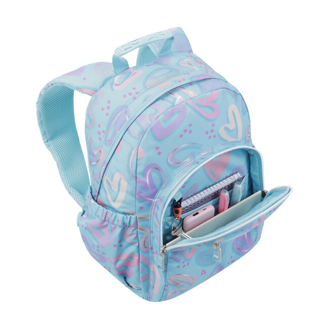 Mochila escolar corazones pintados - Gommas image number null
