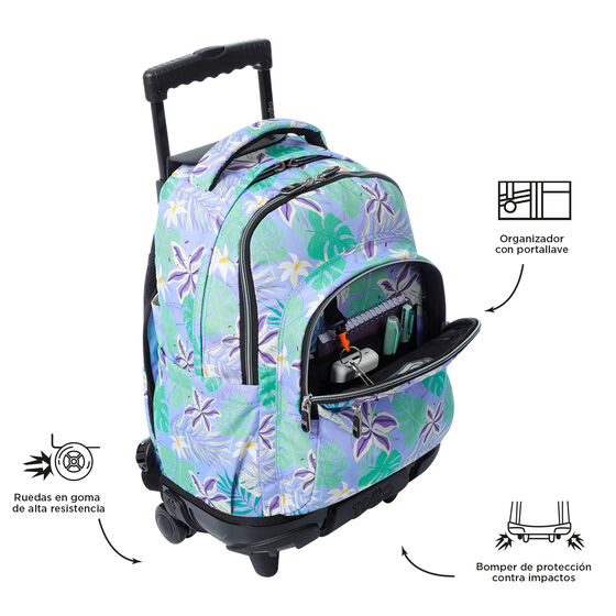 Mochila Renglones - Morado image number 5