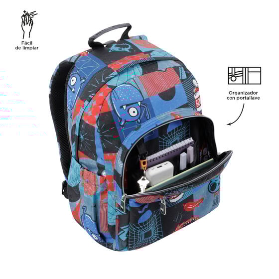 Mochila Acuareles - Cyber monstruos image number 6