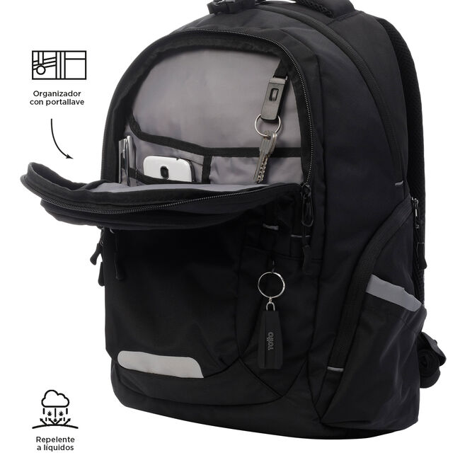 Mochila casual eco-friendly negro - Eufrates image number null