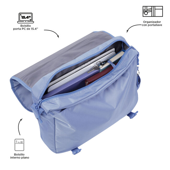 Bandolera Eco-Friendly color azul - Caspio image number null