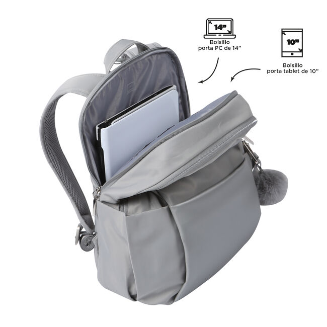 Mochila ejecutiva para mujer Silver - Adelaide 1 2.0 image number null