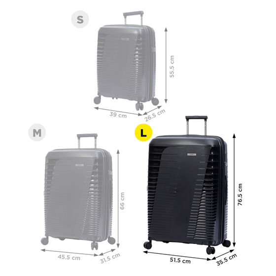 Maleta Traveler L - Negro image number 3