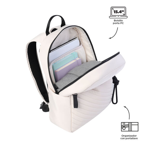 Mochila Arlyn M - White Sand image number 4