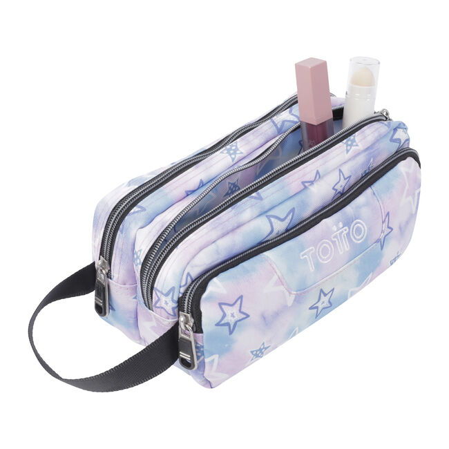 Estuche escolar galaxia estrellada - Estampado | Totto.es