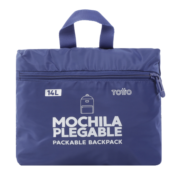 Mochila plegable Xingu - Azul image number 6