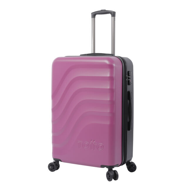 Maleta trolley mediana color rosa - Bazy + image number null