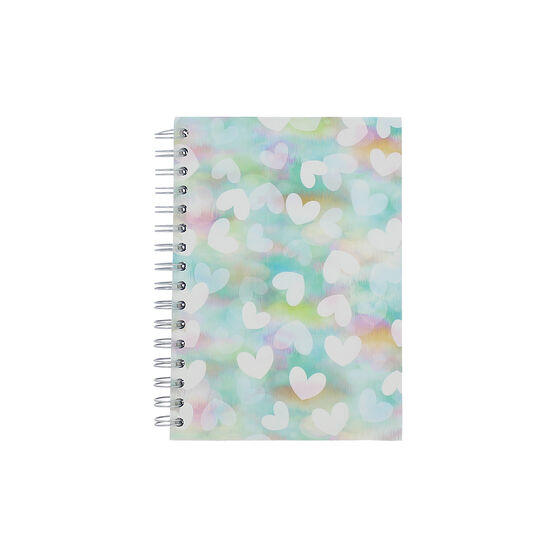 Cuaderno A5 - Corazones pastel image number 1