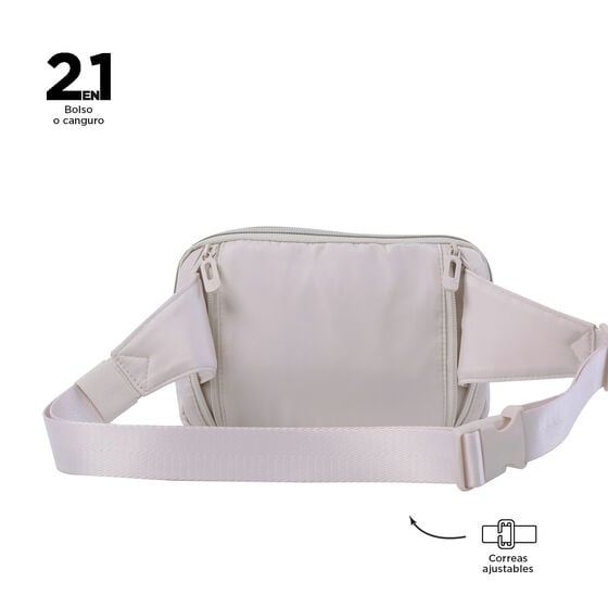 Bolso-riñonera Funty - White Sand image number 3