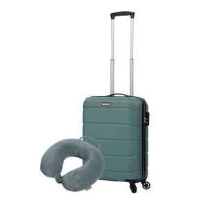 Kit maleta de cabina Rayatta + almohada Jet Pillow Silver Pine/Monument
