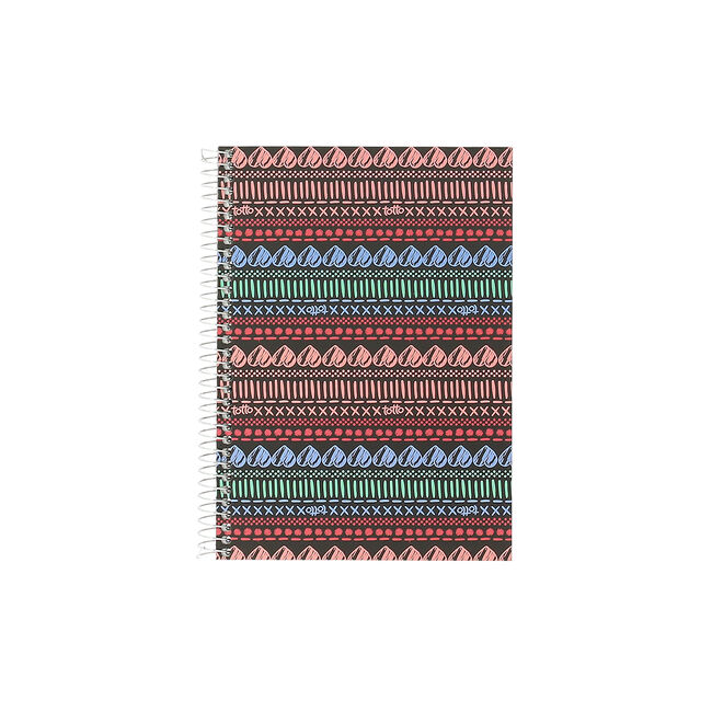 Cuaderno A5 tapa forrada