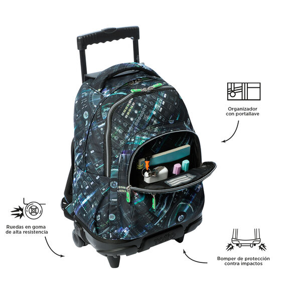 Mochila Renglones - Mixer Black image number 5