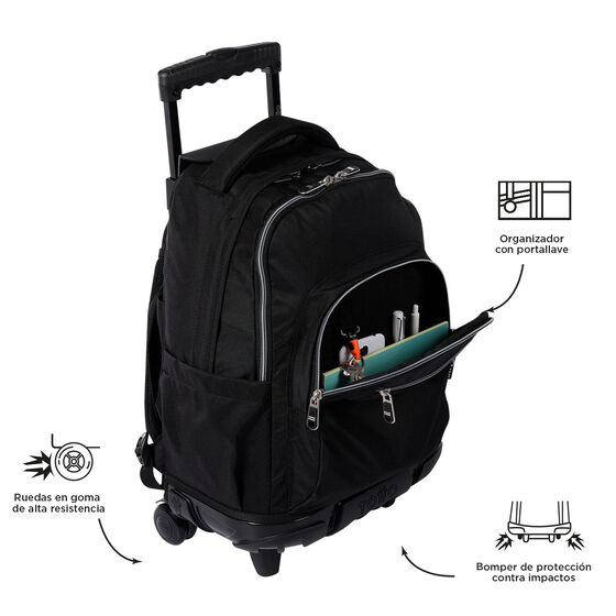 Mochila Renglones - Negro image number 5