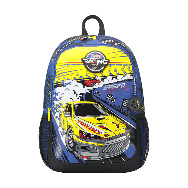 Mochila escolar grande de carreras de coches - Velocity image number null