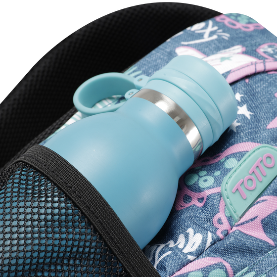 Mochila escolar adaptable a carro Acuareles - 9FN image number 4