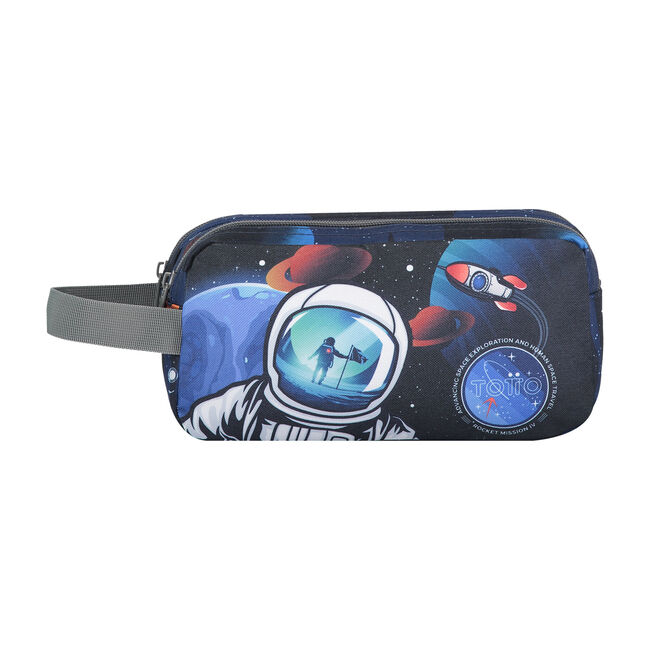Estuche escolar dos compartimentos - Astronaut image number null