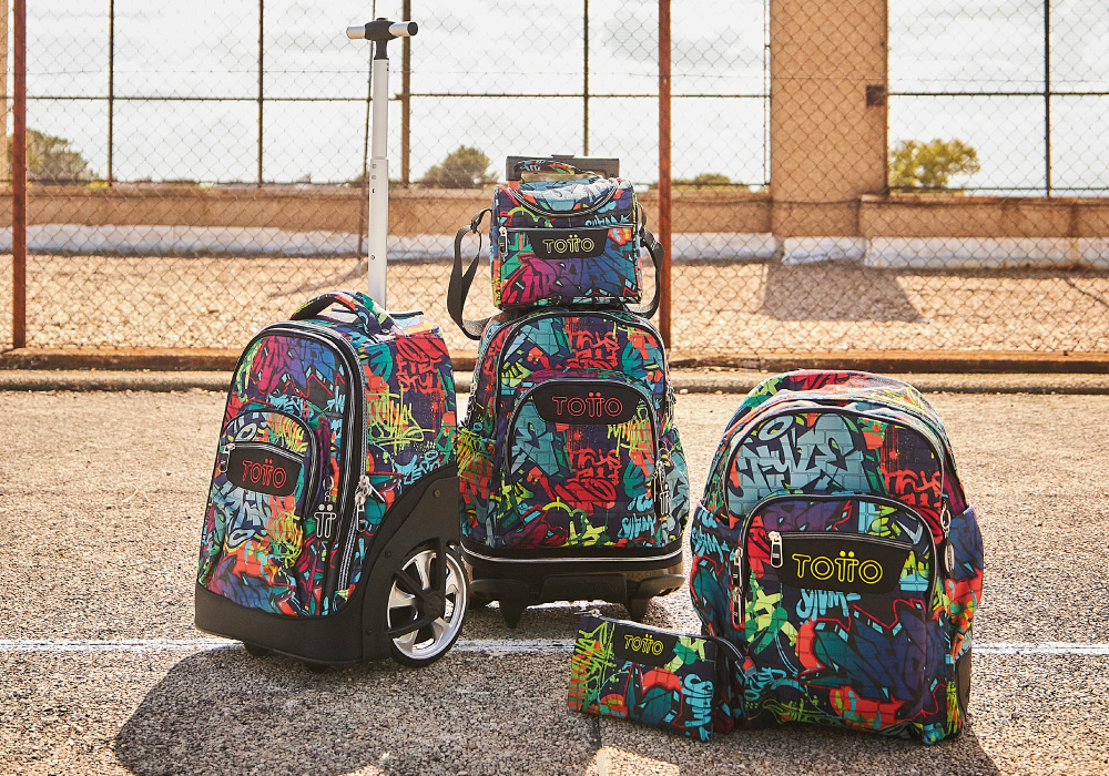 Mochila totto discount tres ruedas