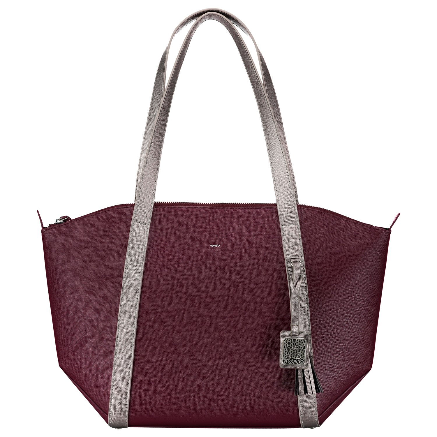 Bolso shopper mujer morado damson - Tossa M